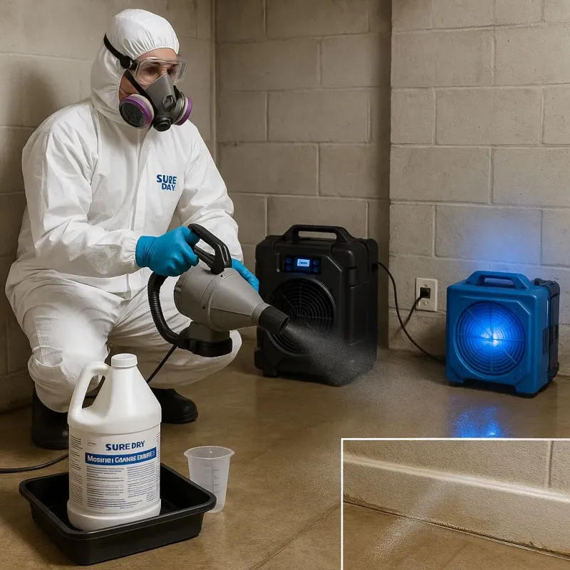 Sanitization and Odor Removal process in Tecumseh, MI